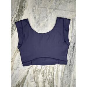 FREE PEOPLE MOVEMENT Short Sleeve Scoop Back Yoga Athletic Crop Top Size XS